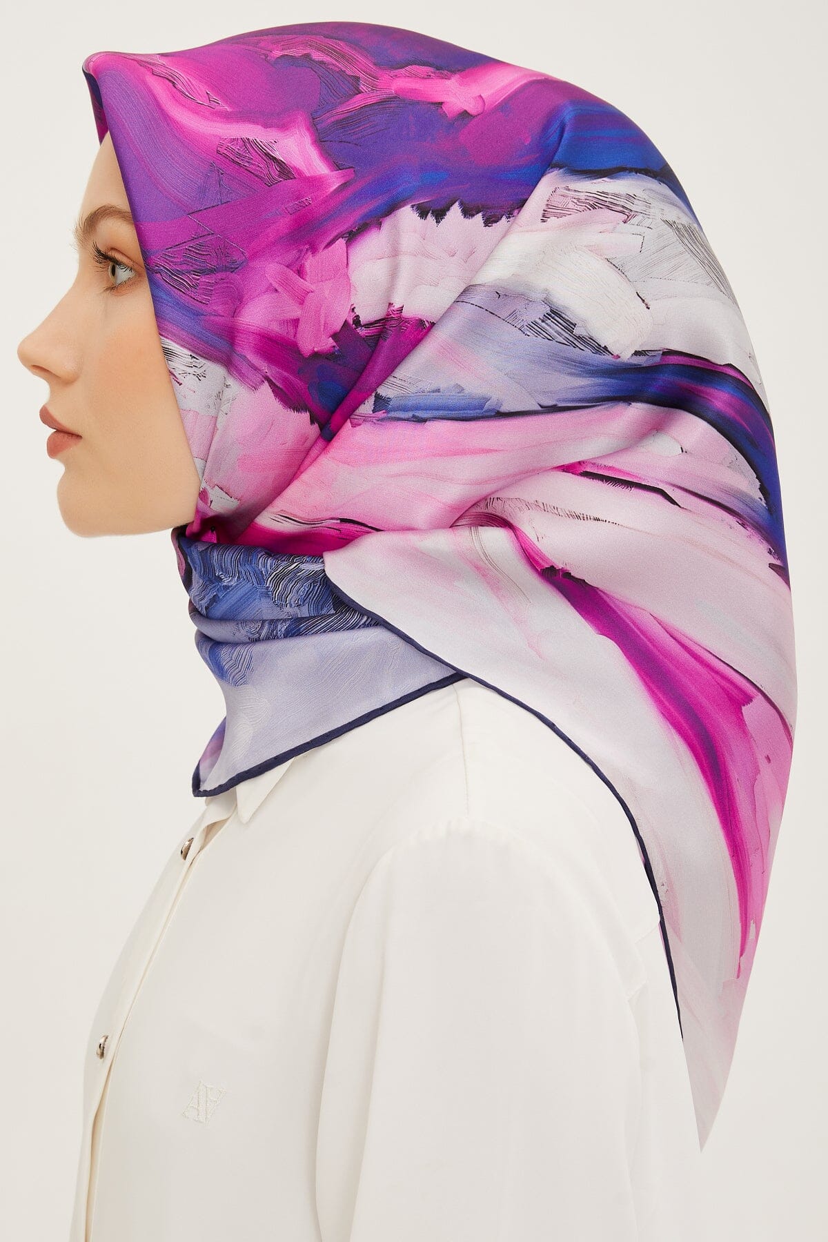 Armine Rose Silk Twill Scarf #33 Silk Hijabs,Armine Armine 