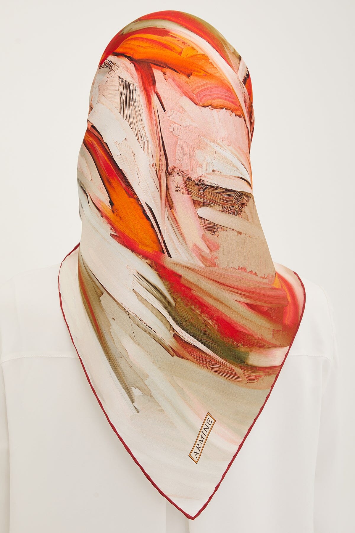 Armine Rose Silk Twill Scarf #4 Silk Hijabs,Armine Armine 