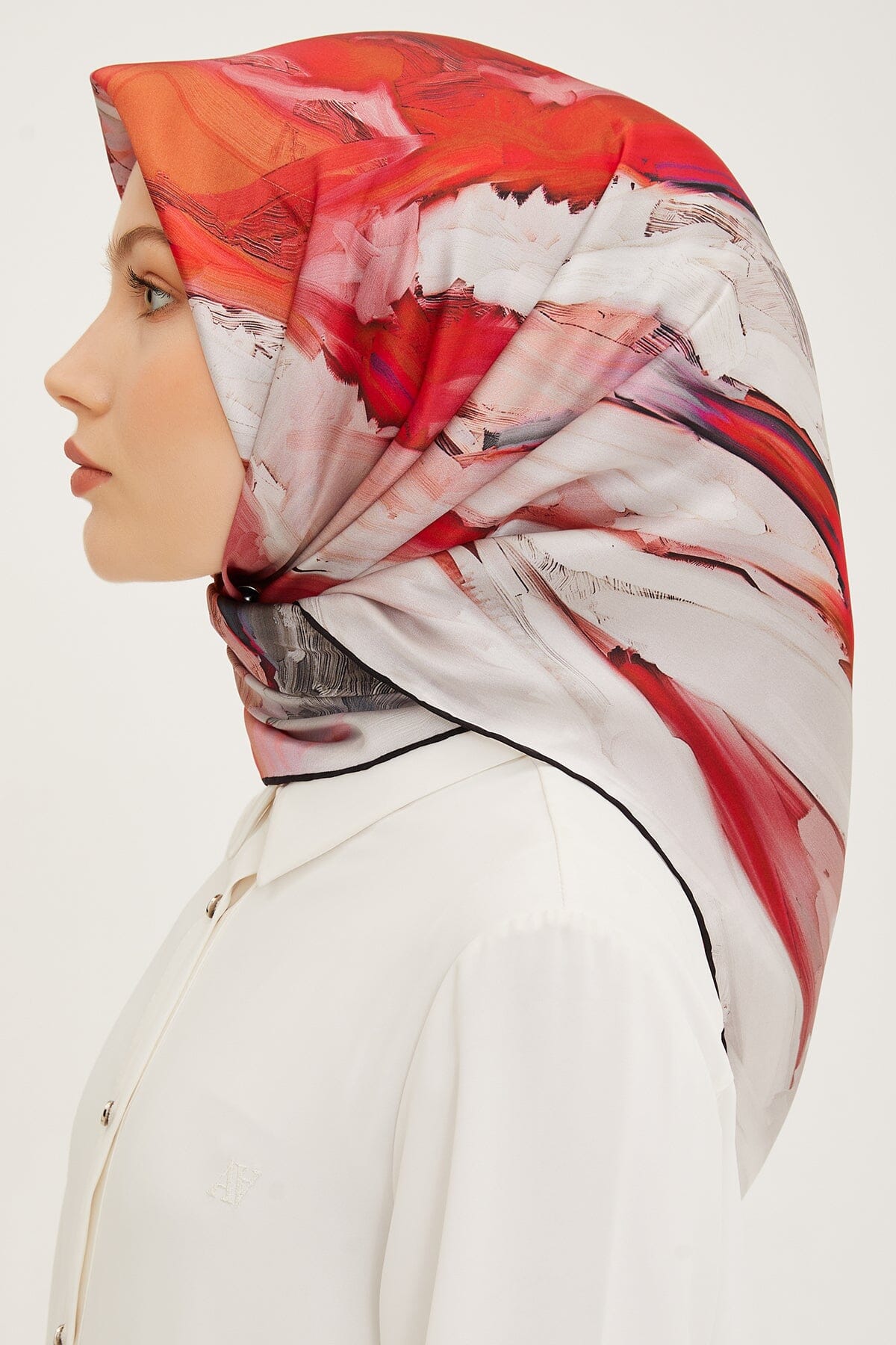 Armine Rose Silk Twill Scarf #55 Silk Hijabs,Armine Armine 