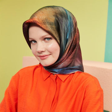 Armine Colours Women Silk Scarf No. 1 - Beautiful Hijab Styles