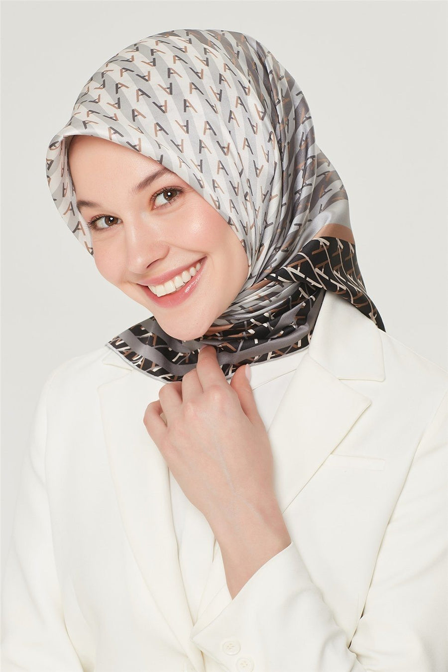 Armine Reese Square Silk Scarf No. 38 - Beautiful Hijab Styles