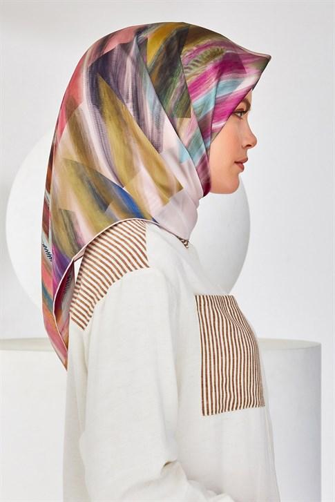 Armine Erika Square Silk Scarf No. 38 - Beautiful Hijab Styles