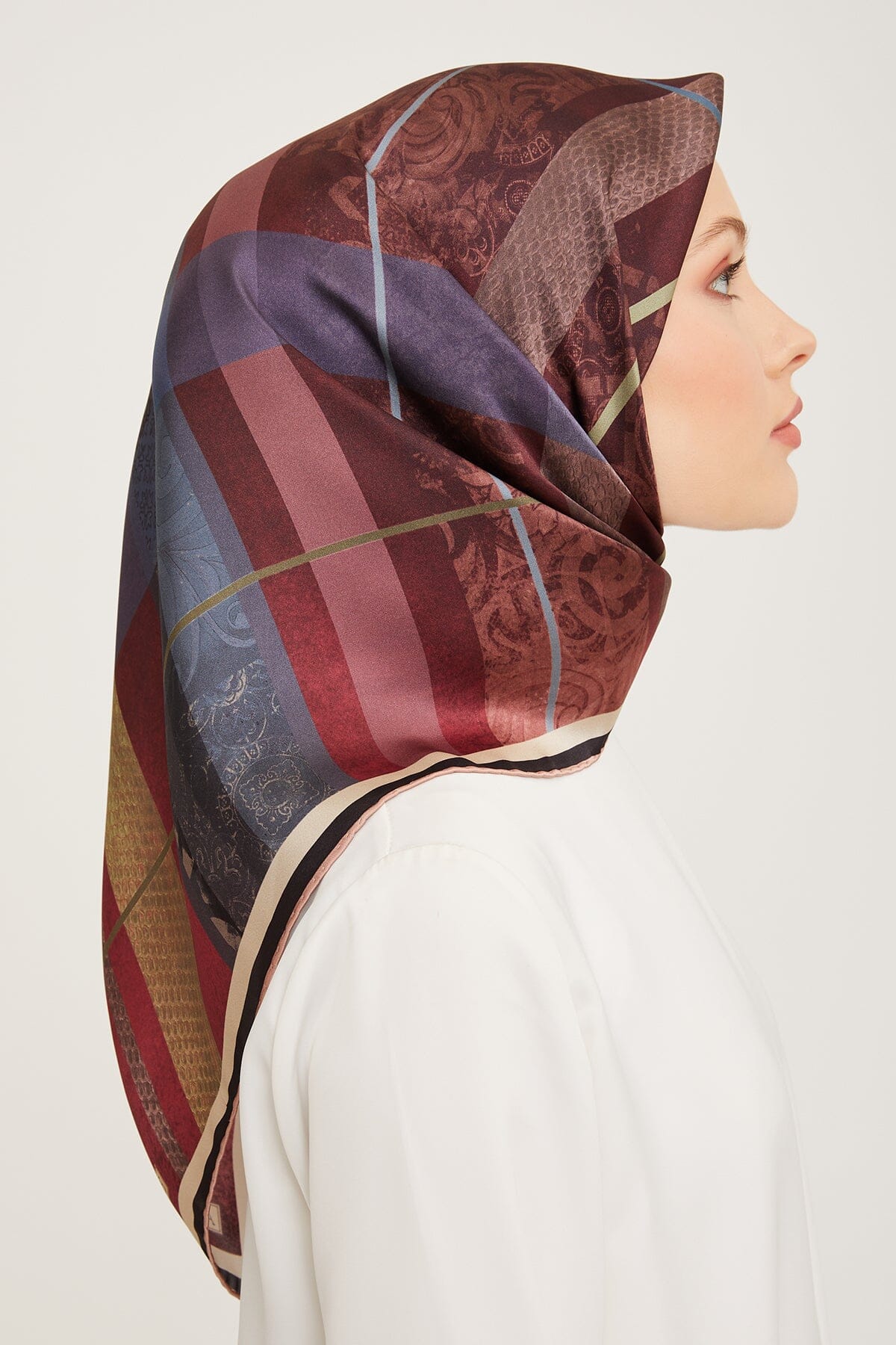 Armine Srisuri Elegant Silk Scarf #35 Silk Hijabs,Armine Armine 
