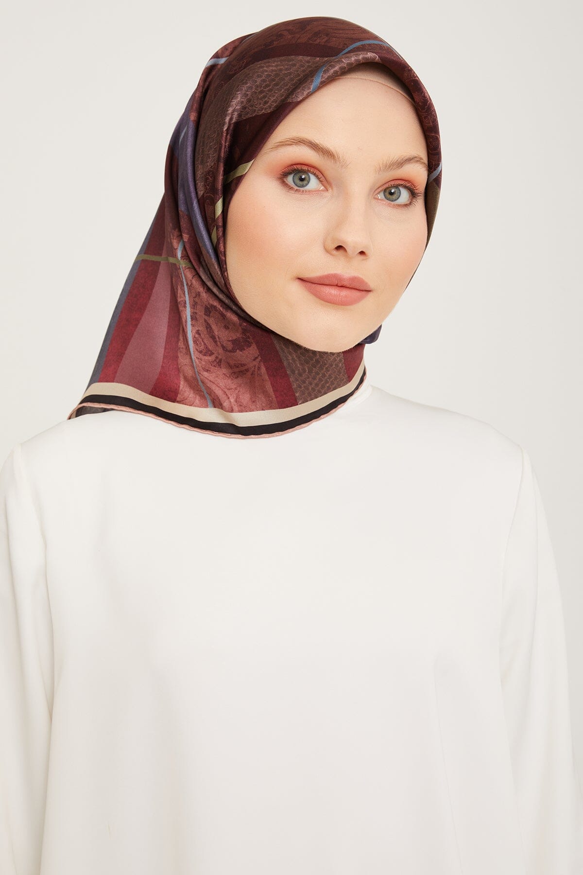 Armine Srisuri Elegant Silk Scarf #35 Silk Hijabs,Armine Armine 
