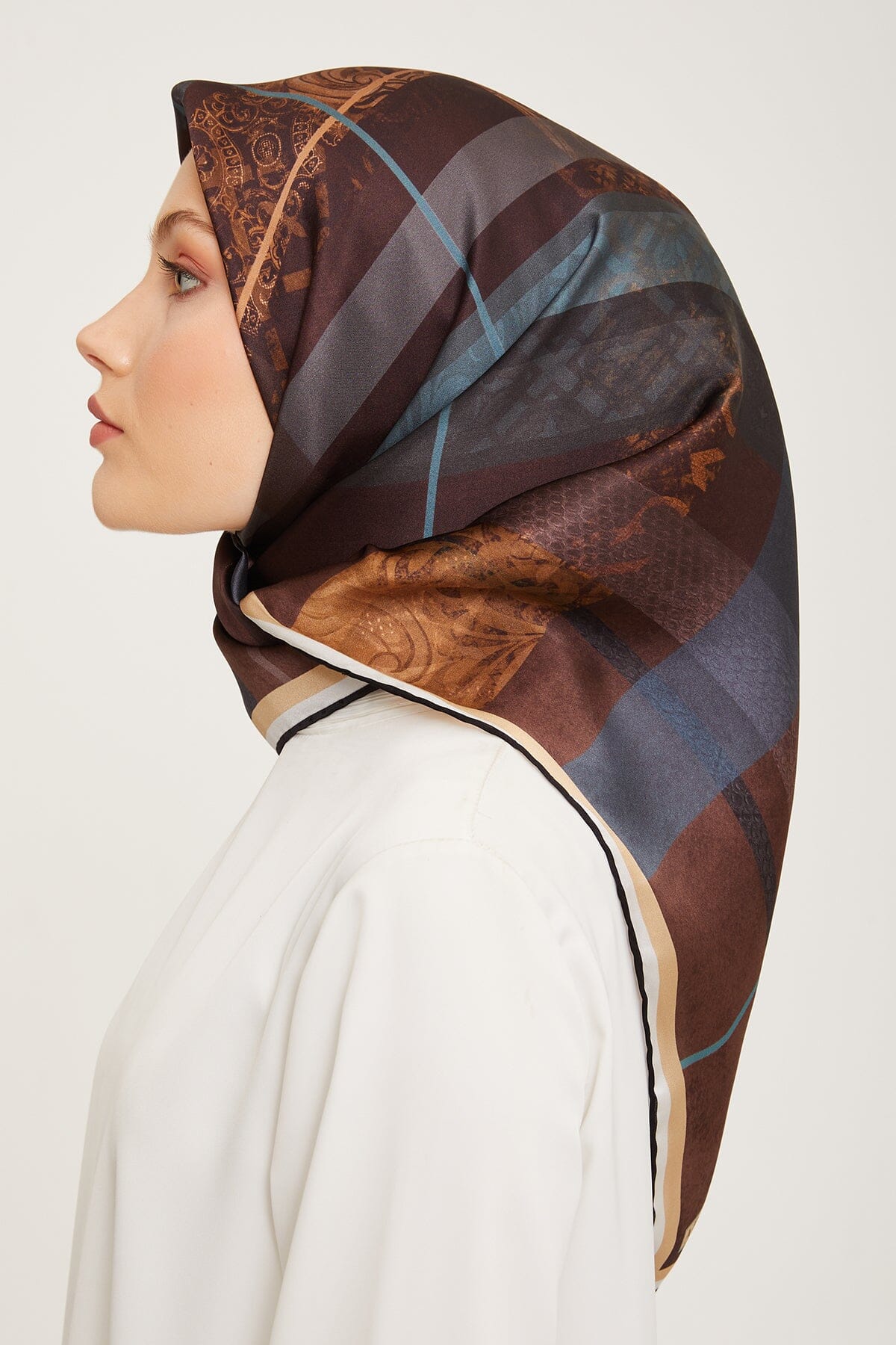 Armine Srisuri Elegant Silk Scarf #36 Silk Hijabs,Armine Armine 