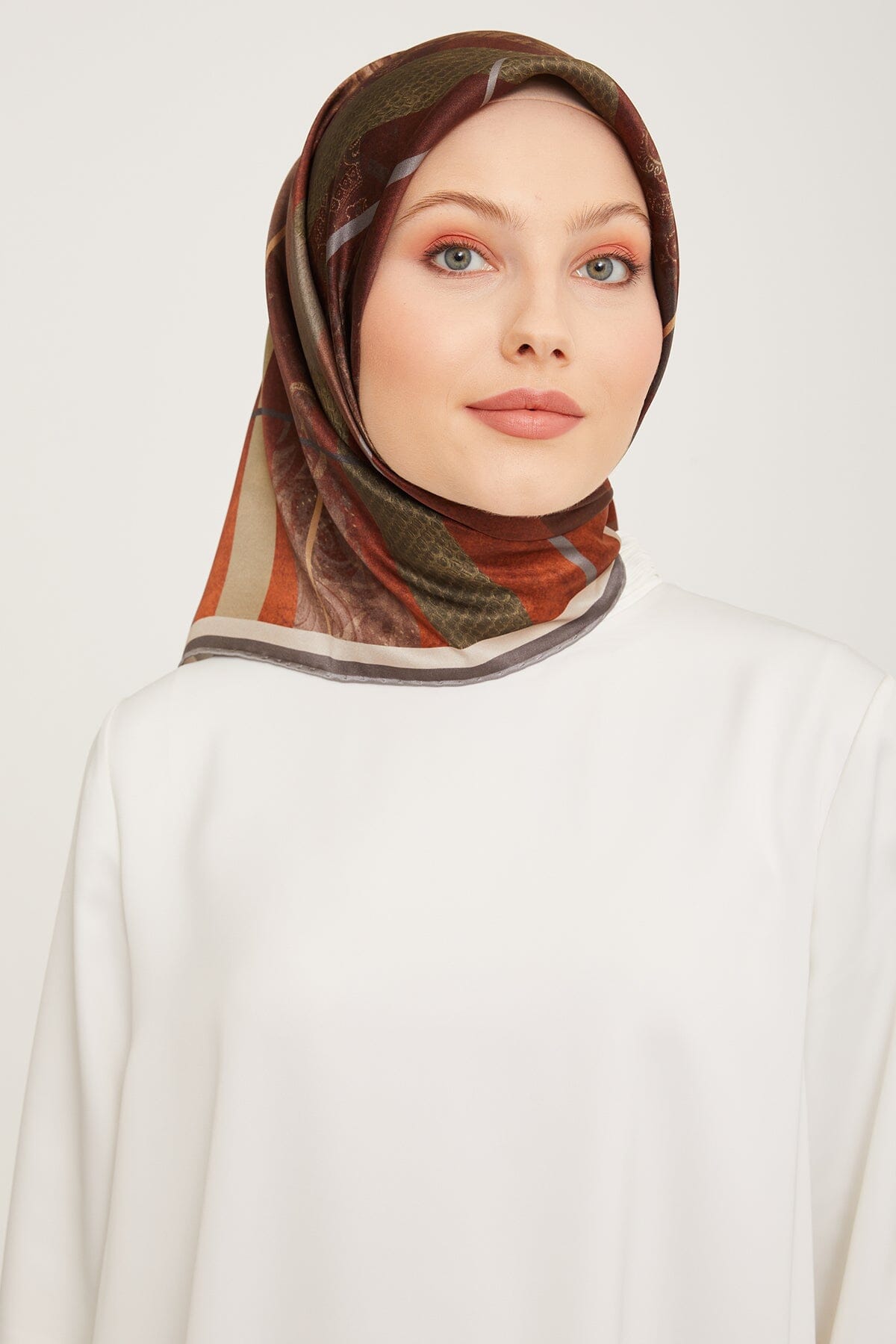 Armine Srisuri Elegant Silk Scarf #53 Silk Hijabs,Armine Armine 