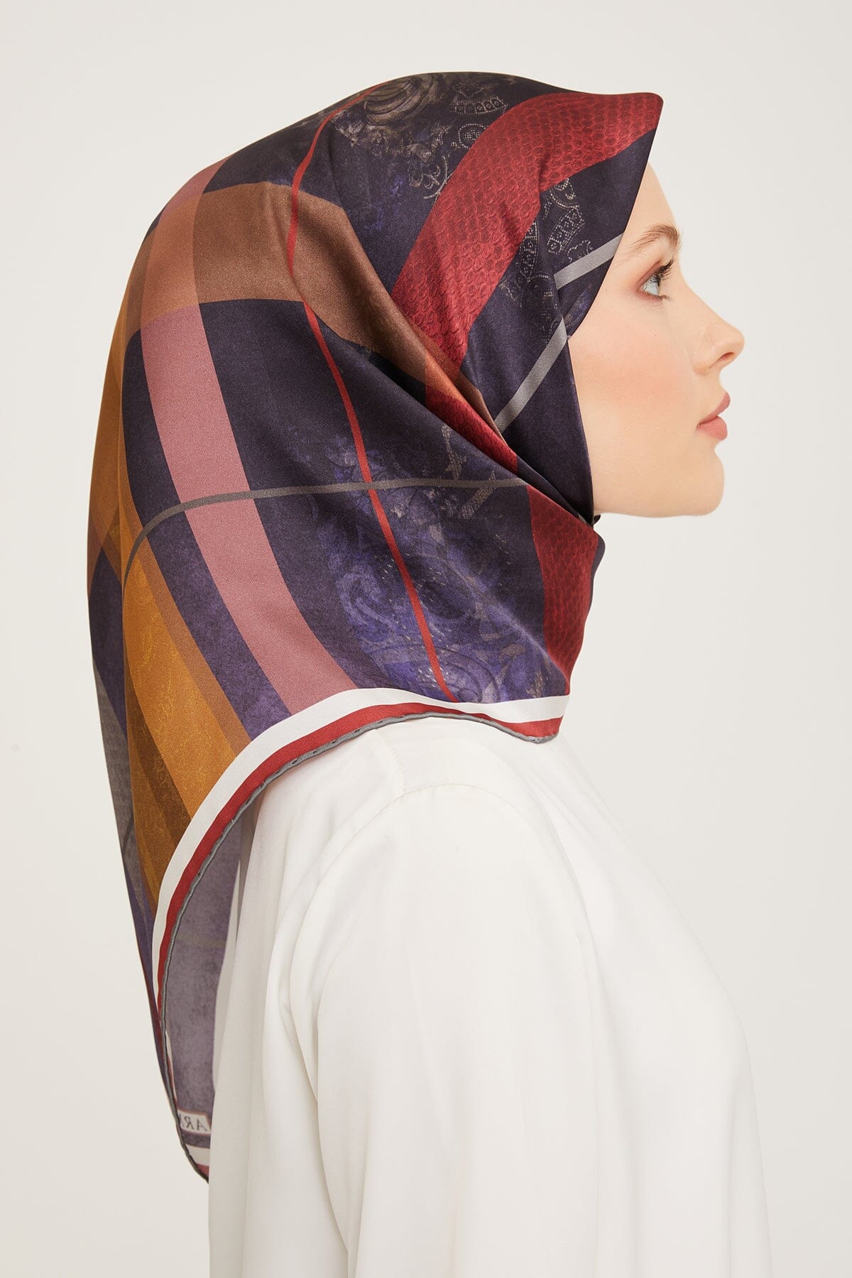 Armine Srisuri Elegant Silk Scarf #55 Silk Hijabs,Armine Armine 