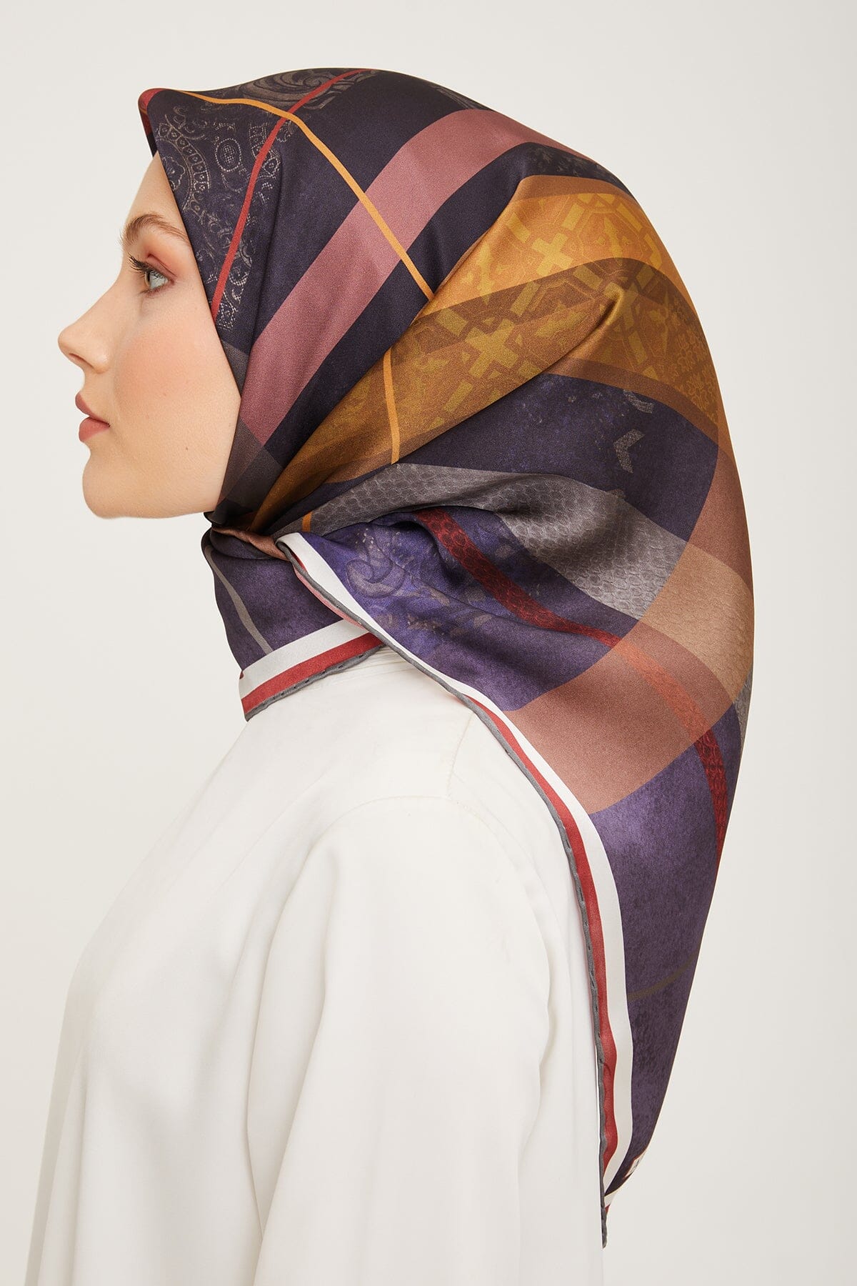 Armine Srisuri Elegant Silk Scarf #55 Silk Hijabs,Armine Armine 