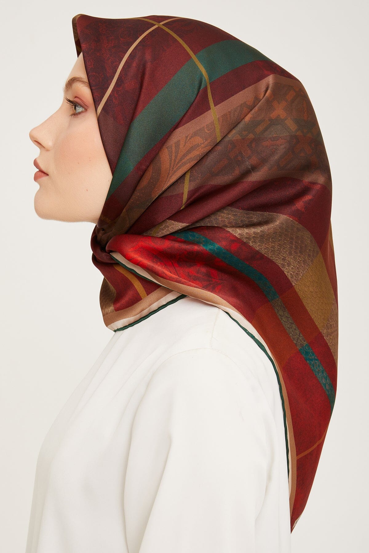 Armine Srisuri Elegant Silk Scarf #56 Silk Hijabs,Armine Armine 