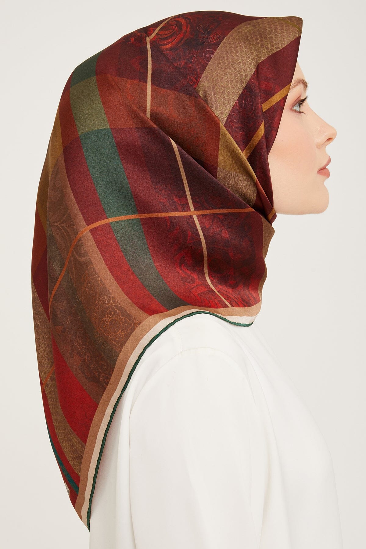 Armine Srisuri Elegant Silk Scarf #56 Silk Hijabs,Armine Armine 