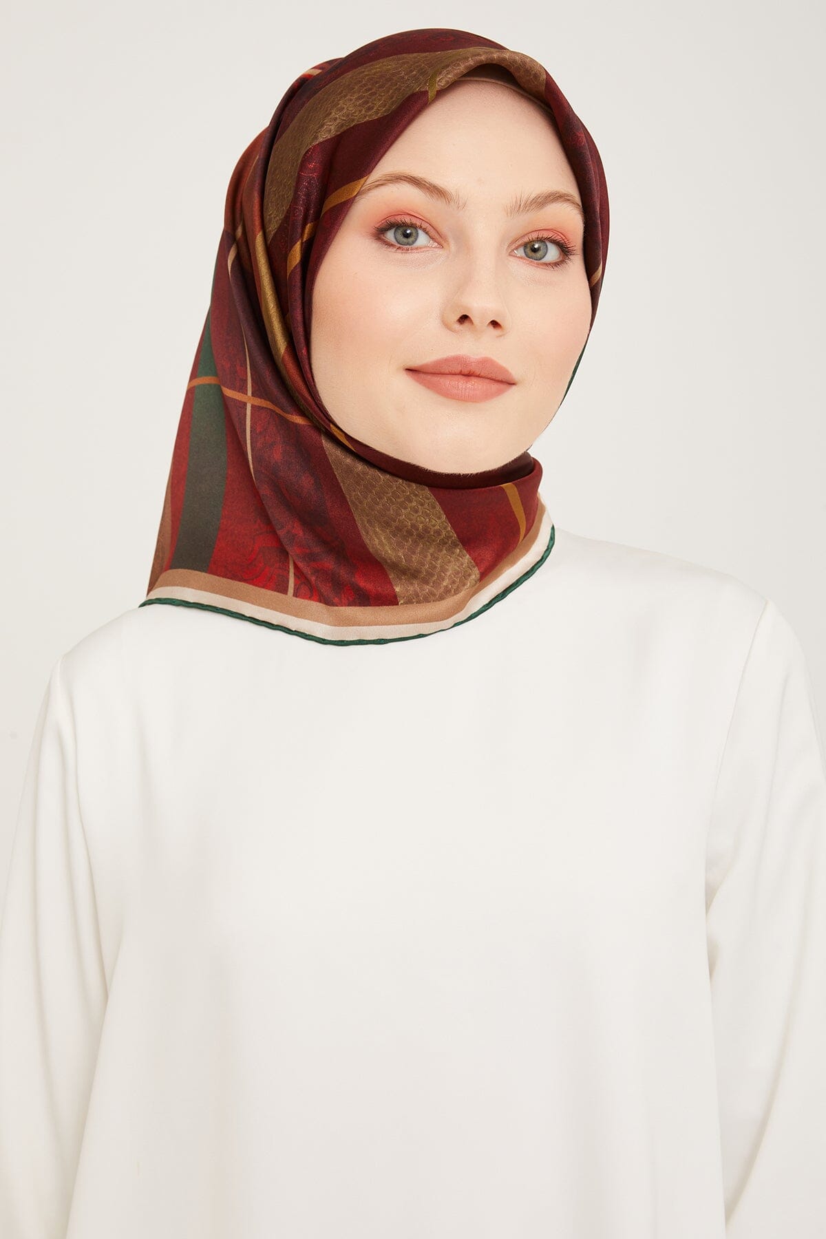 Armine Srisuri Elegant Silk Scarf #56 Silk Hijabs,Armine Armine 