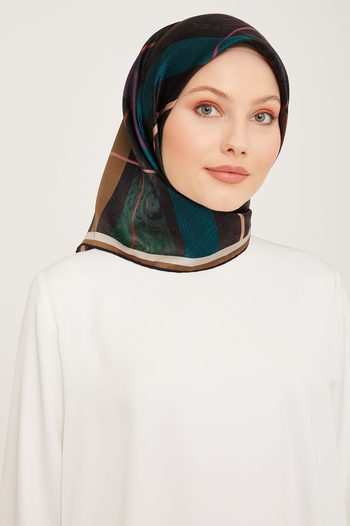 Armine Srisuri Elegant Silk Scarf #7 Silk Hijabs,Armine Armine 