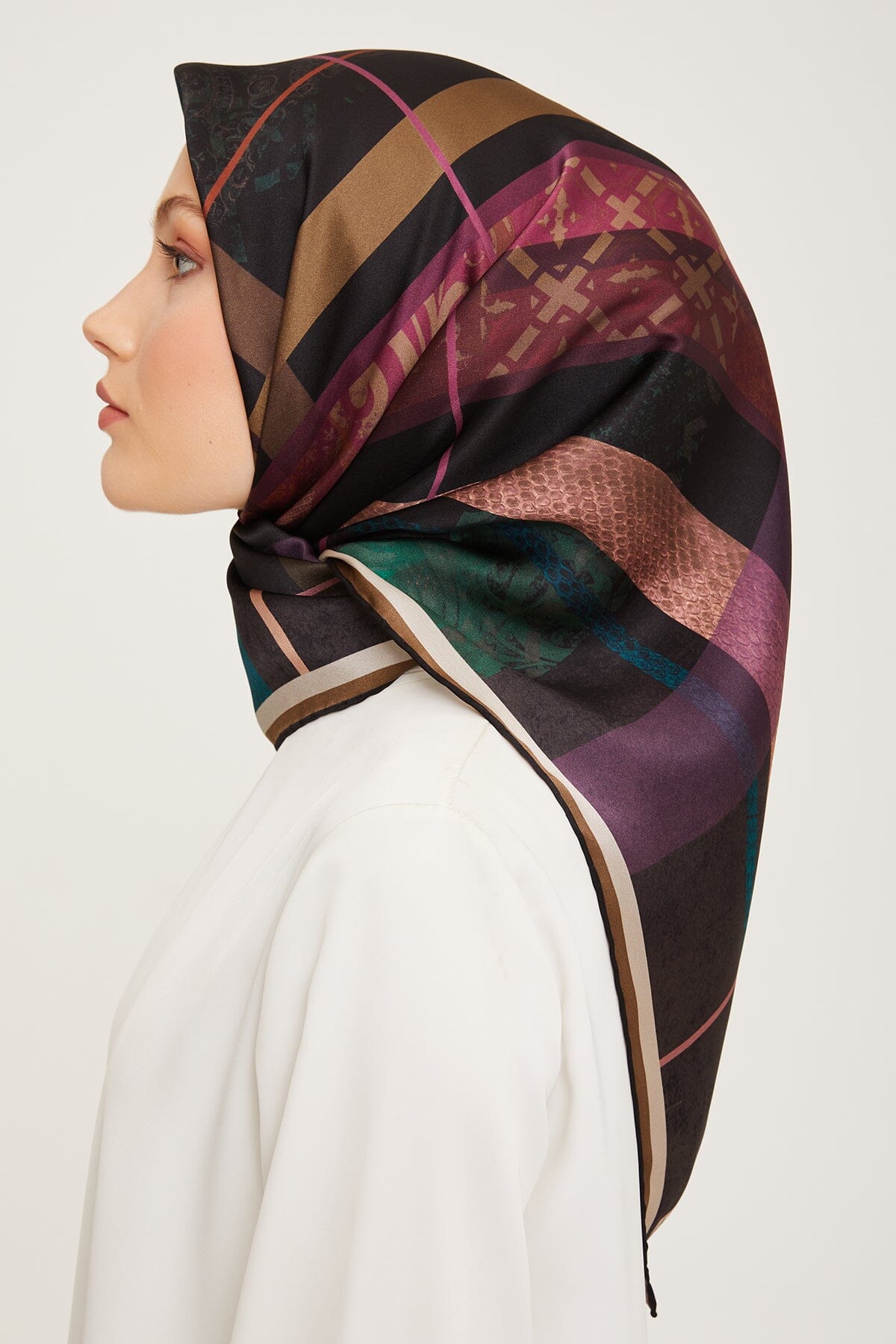 Armine Srisuri Elegant Silk Scarf #7 Silk Hijabs,Armine Armine 