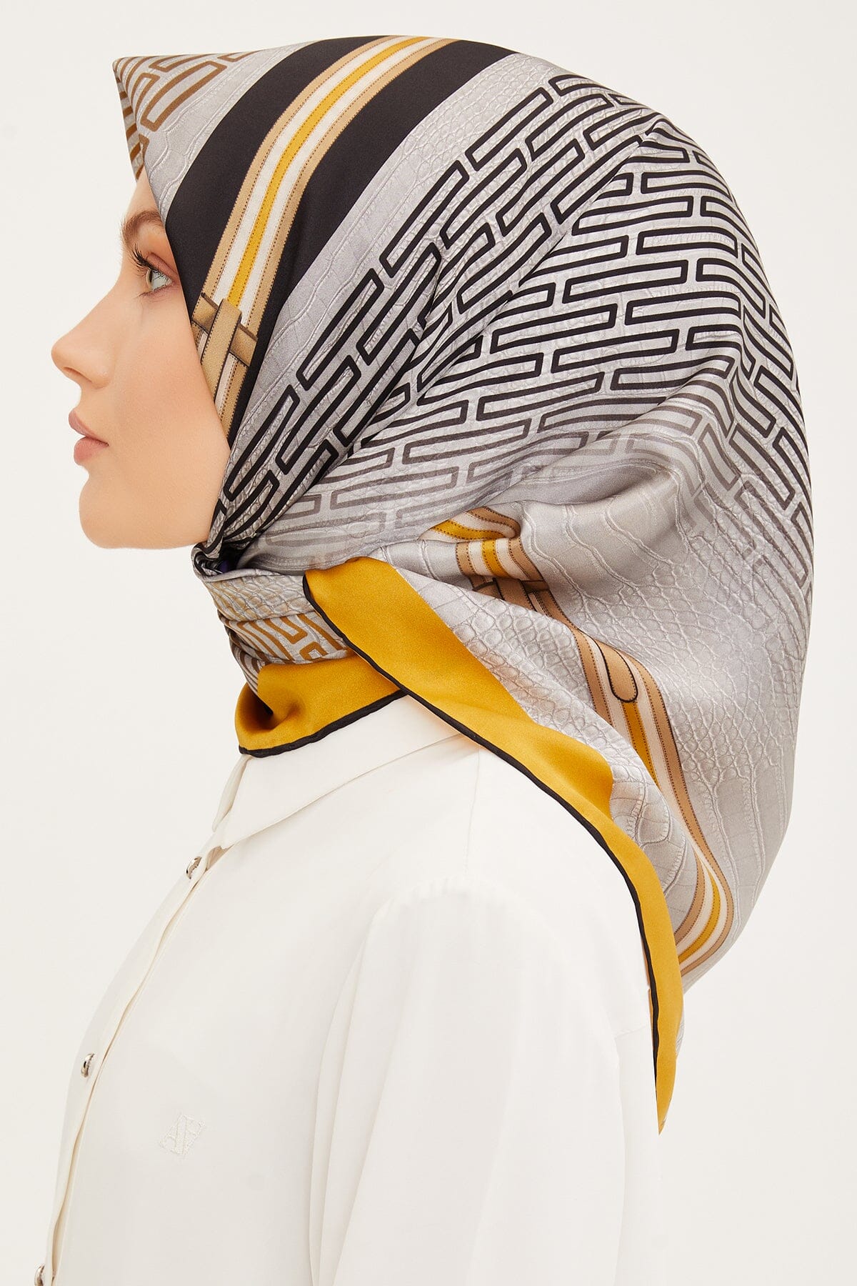 Armine Subway Square Silk Scarf #31 Silk Hijabs,Armine Armine 