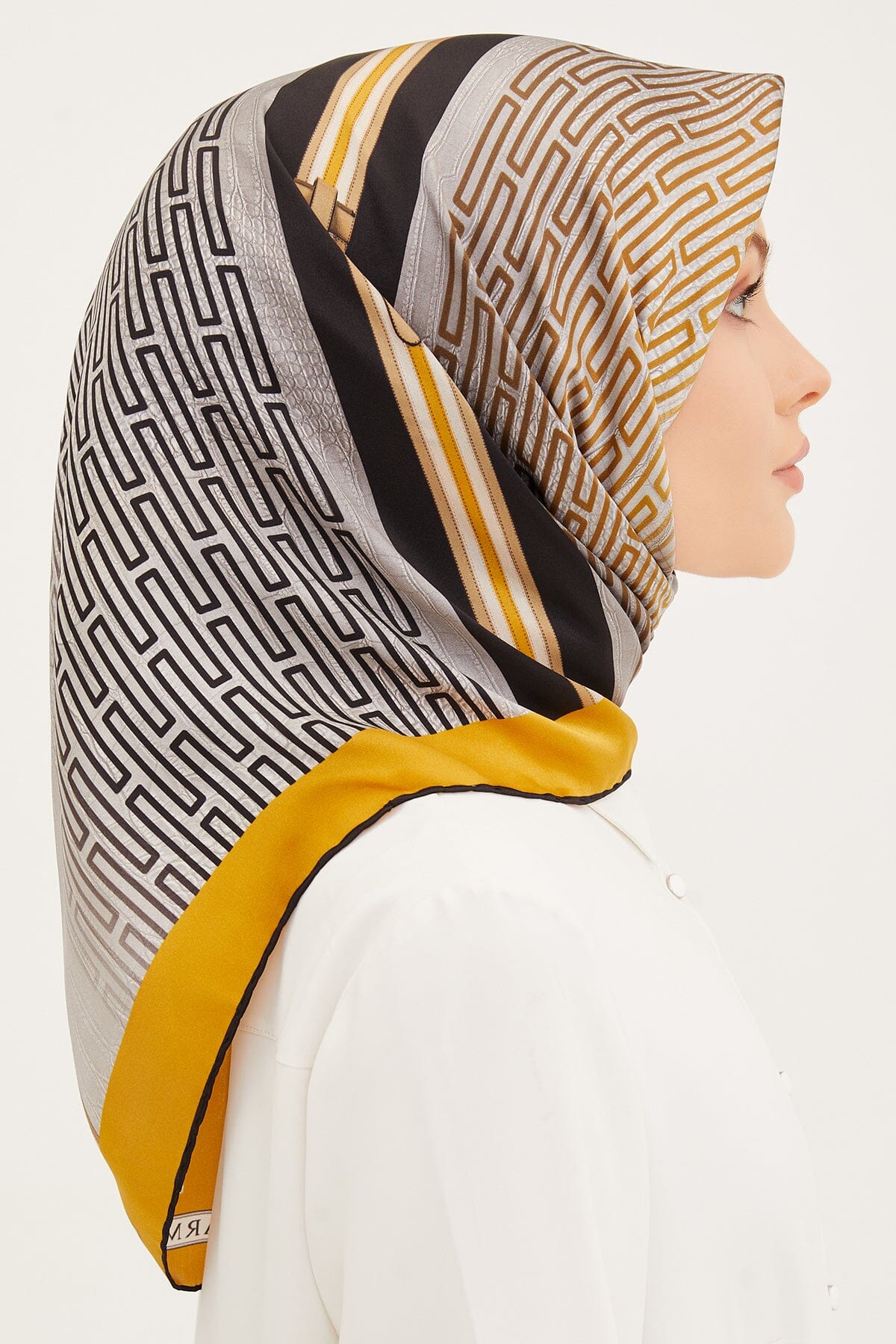 Armine Subway Square Silk Scarf #31 Silk Hijabs,Armine Armine 