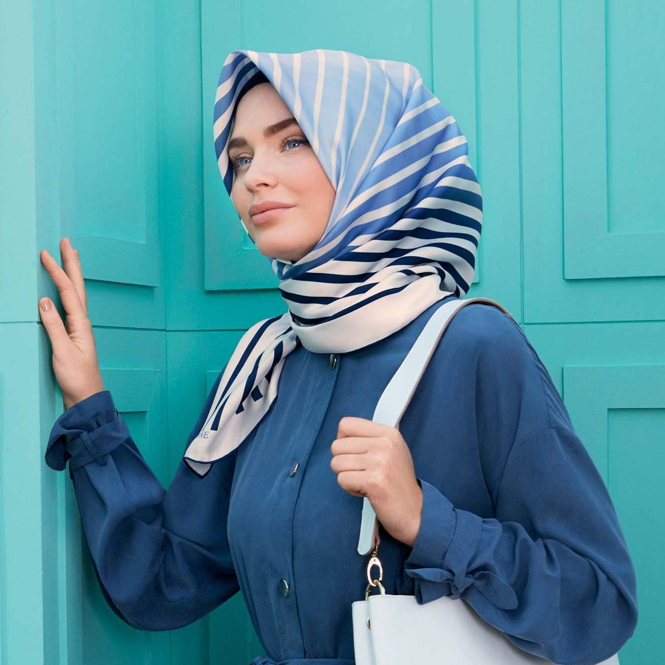 Armine Antalya Luxury Twill Scarf from Turkey - Beautiful Hijab Styles