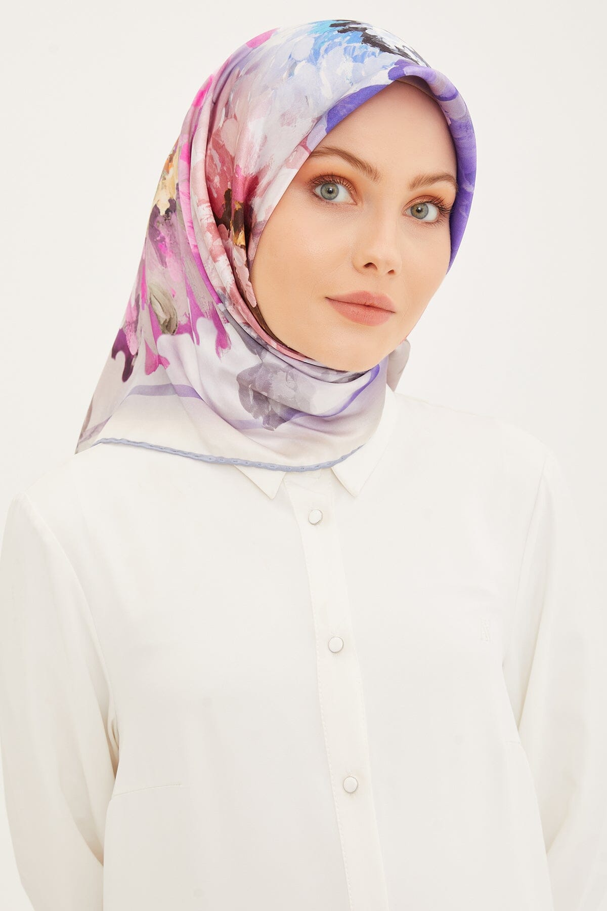 Armine Sunflower Silk Scarf #34 Silk Hijabs,Armine Armine 