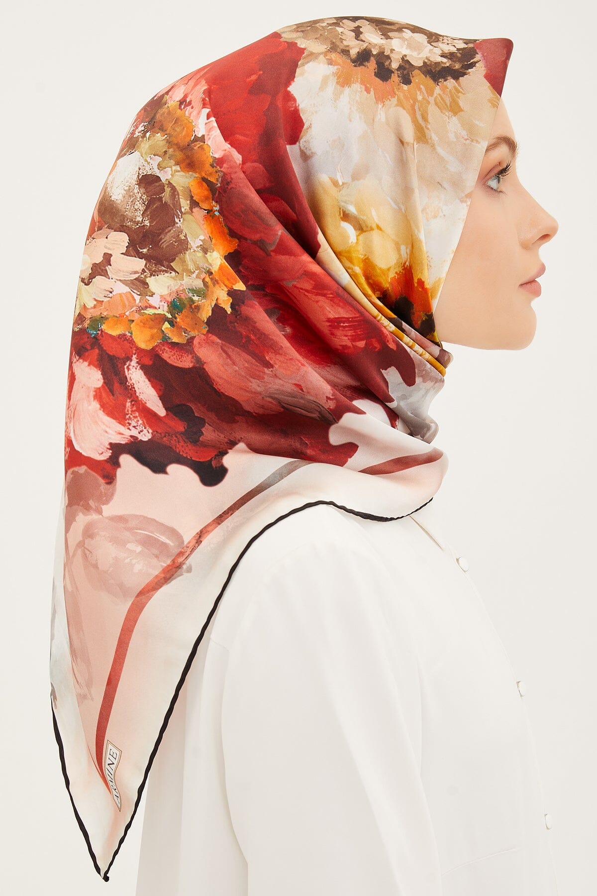 Armine Sunflower Silk Scarf #35 Silk Hijabs,Armine Armine 