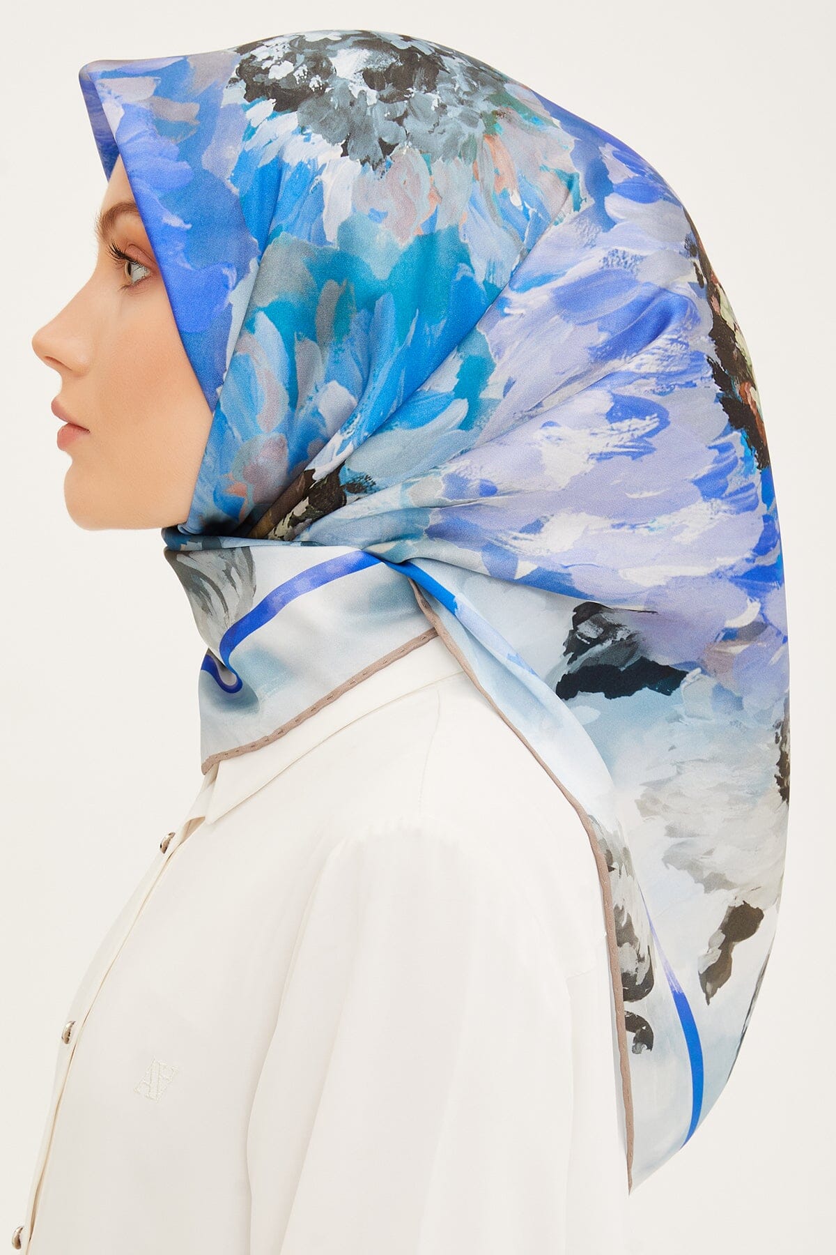 Armine Sunflower Silk Scarf #38 Silk Hijabs,Armine Armine 