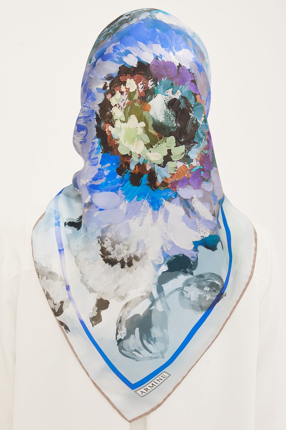 Armine Sunflower Silk Scarf #38 Silk Hijabs,Armine Armine 