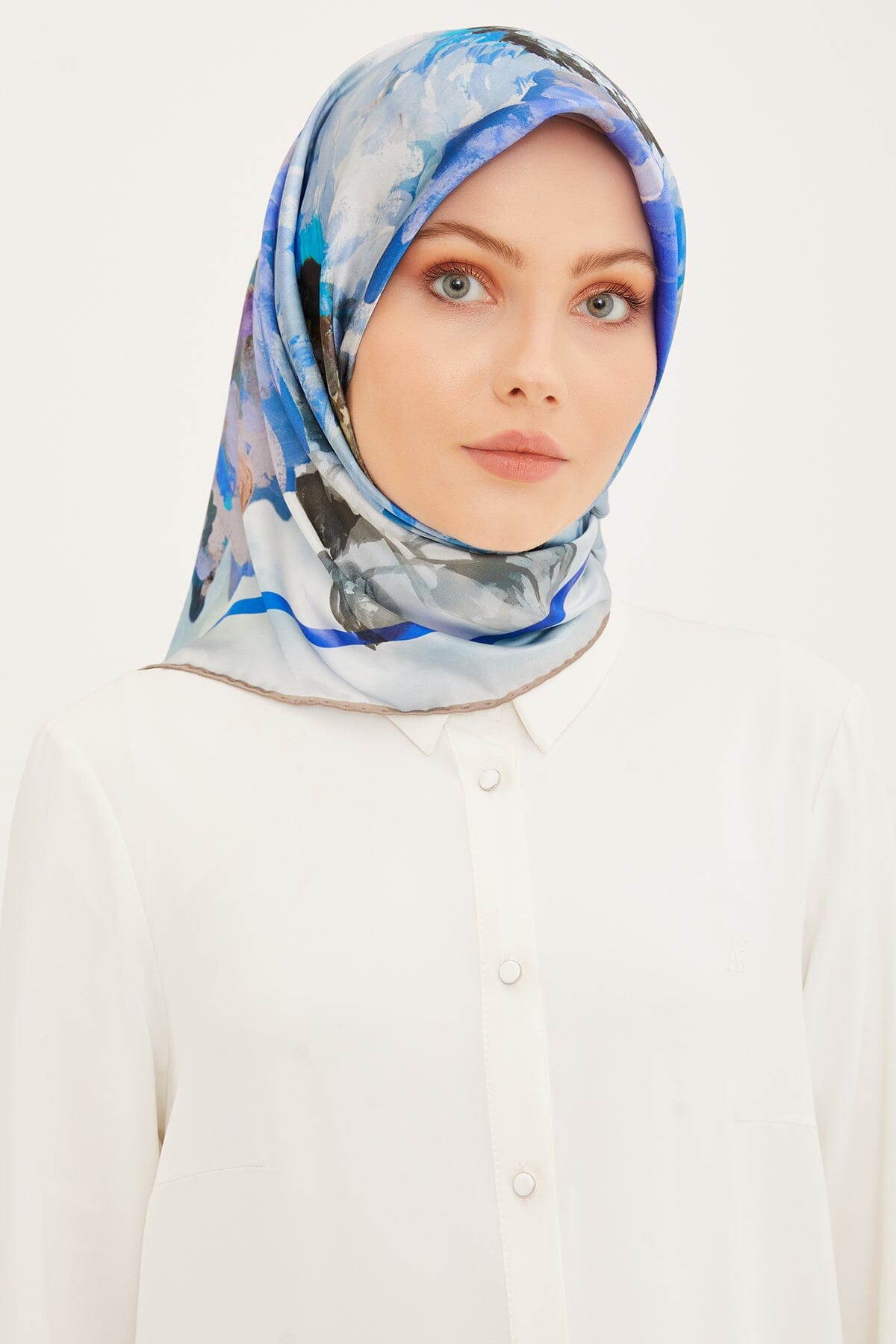 Armine Sunflower Silk Scarf #38 Silk Hijabs,Armine Armine 