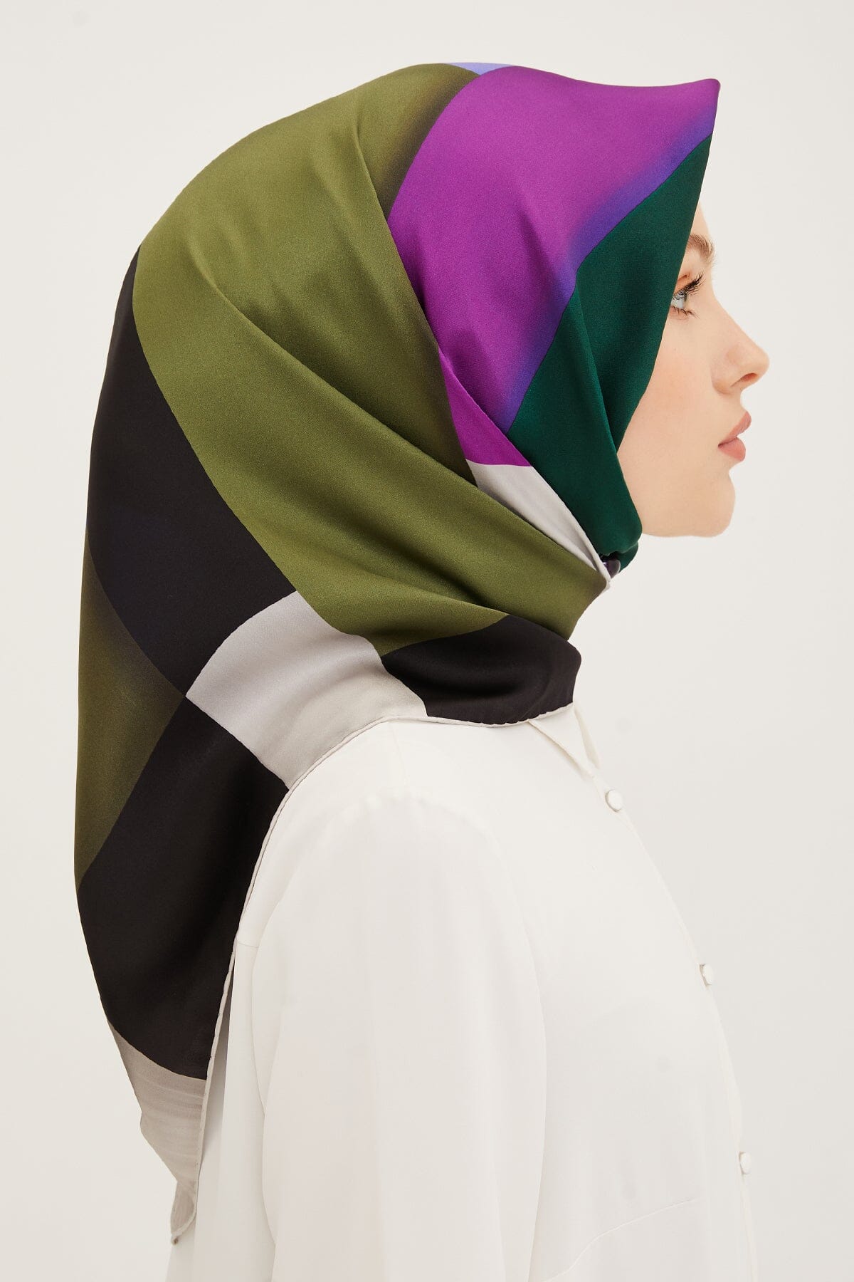 Armine Tahira Silk Twill Scarf #21 Silk Hijabs,Armine Armine 