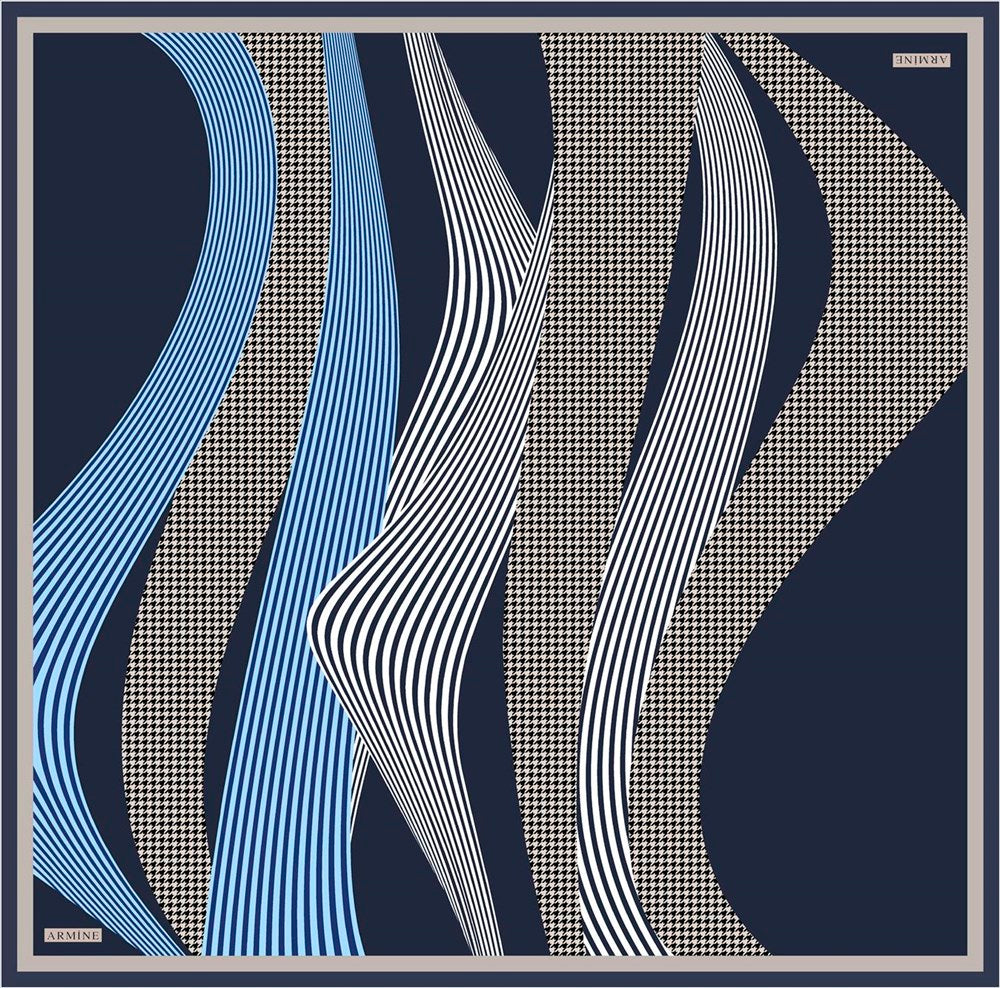 Armine Tatiana Turkish Silk Twill Scarf No. 52 Silk Hijabs,Armine Armine 