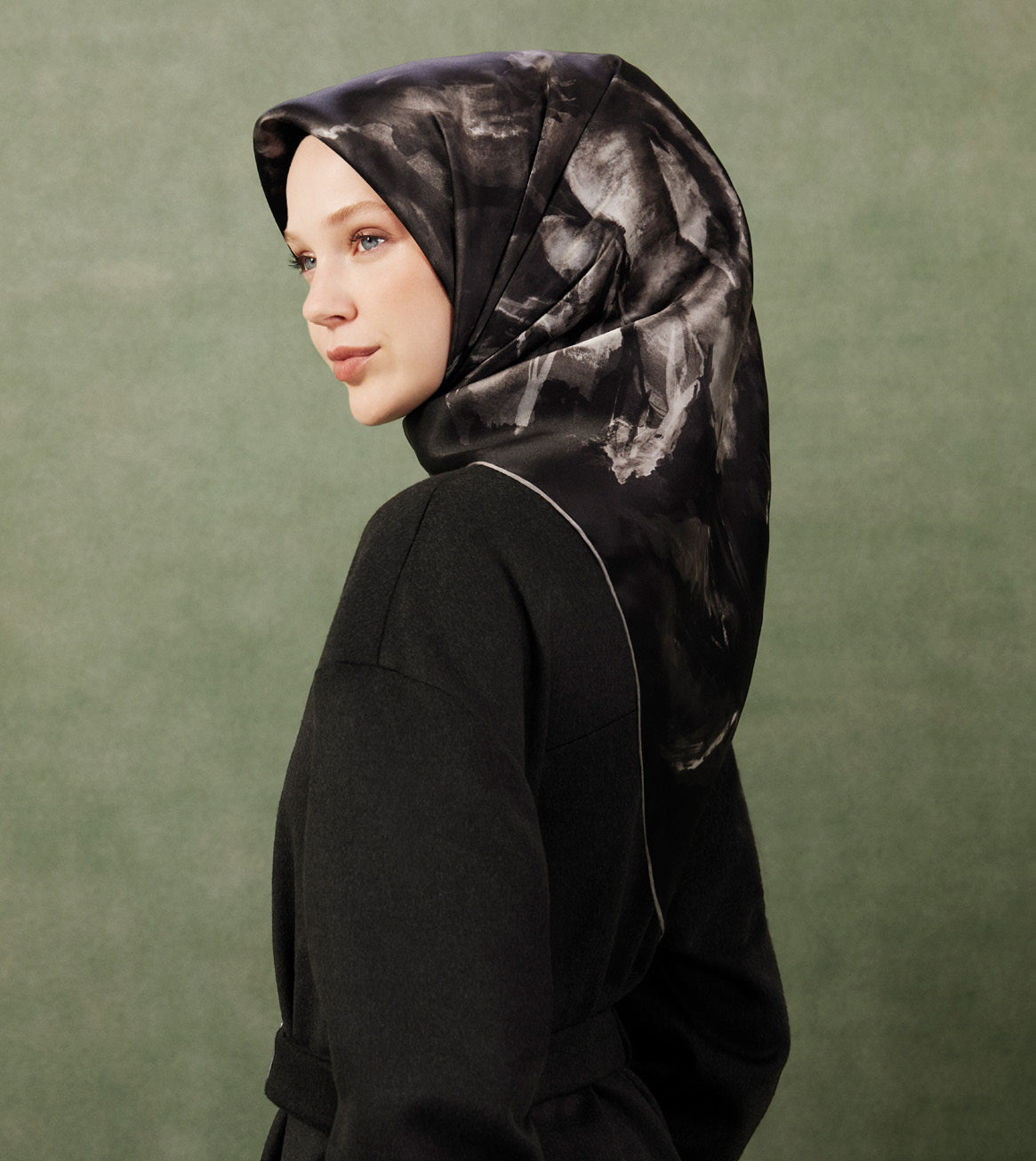 Armine Tuscany Floral Silk Scarf No. 1 Silk Hijabs,Armine Armine 