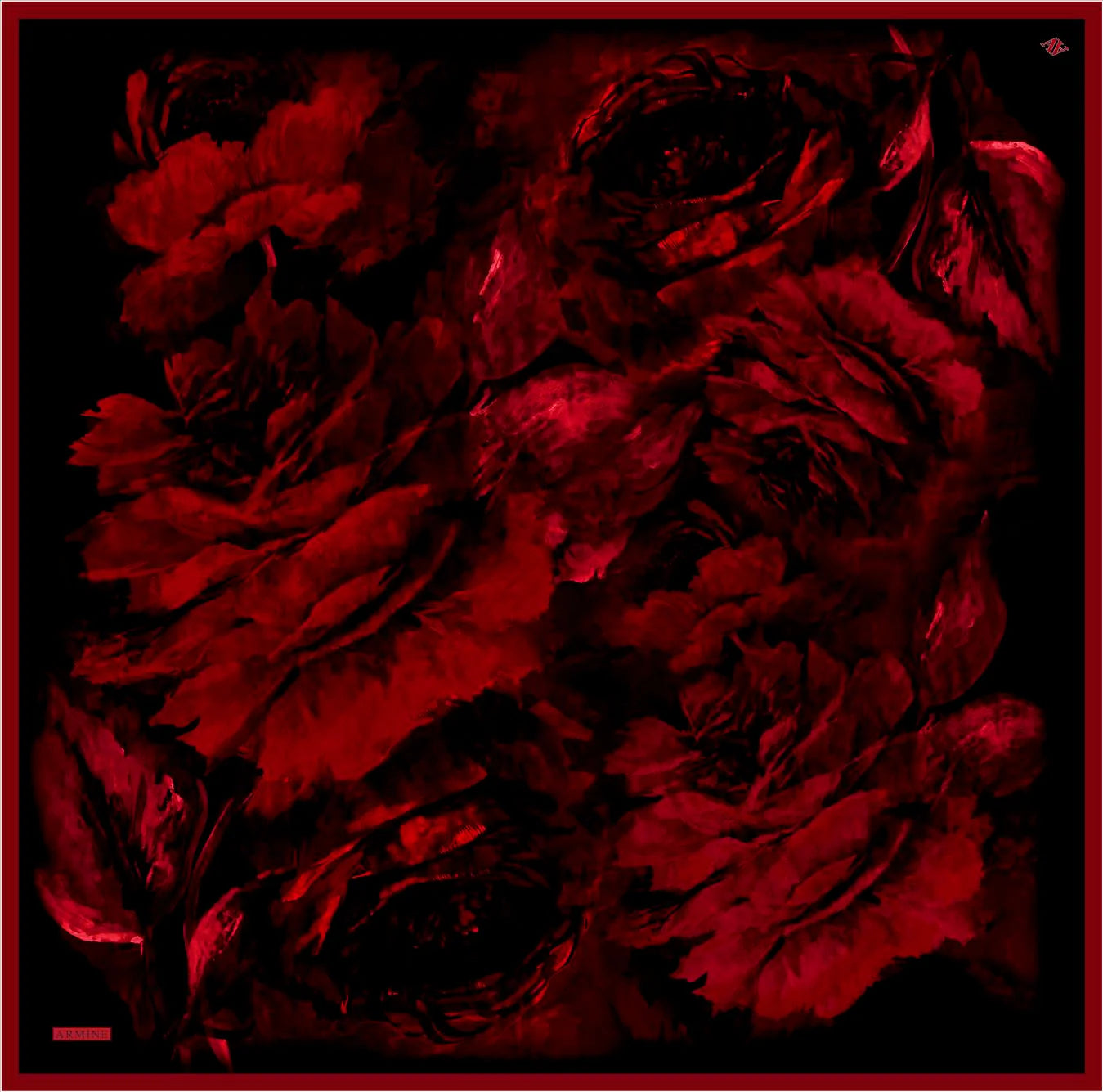 Armine Tuscany Floral Silk Scarf No. 2 Silk Hijabs,Armine Armine 