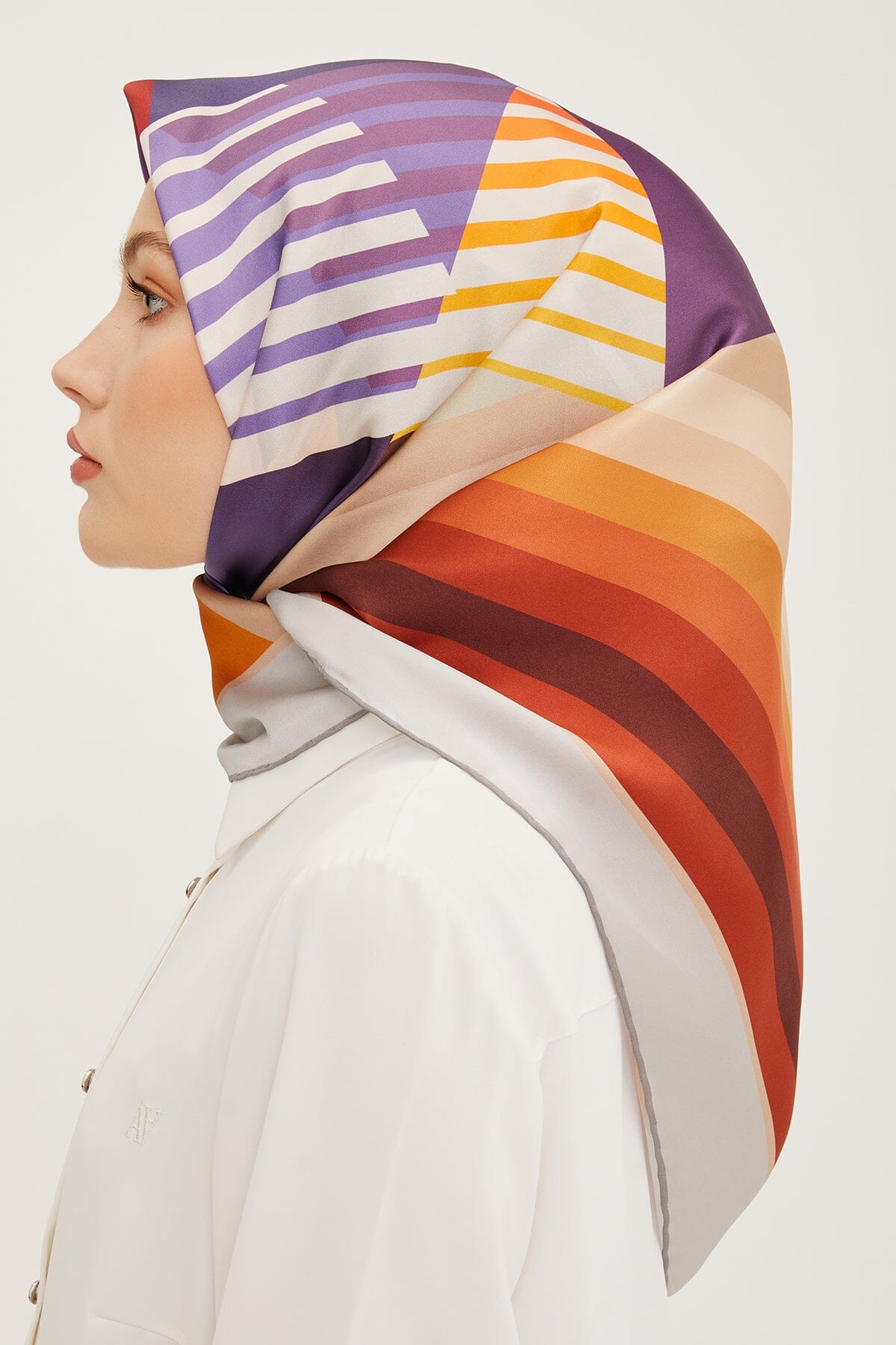 Armine Waze Turkish Silk Scarf #35 Silk Hijabs,Armine Armine 