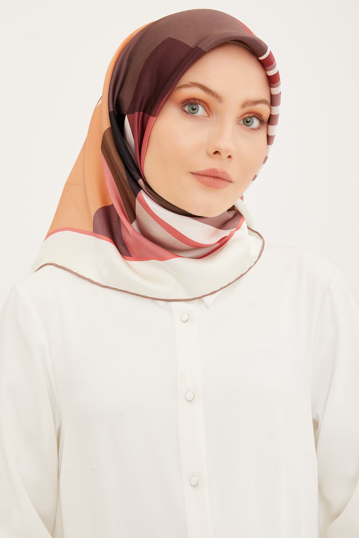 Armine Waze Turkish Silk Scarf #5 Silk Hijabs,Armine Armine 