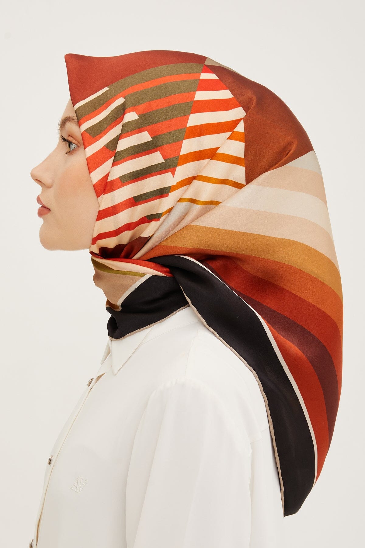Armine Waze Turkish Silk Scarf #6 Silk Hijabs,Armine Armine 