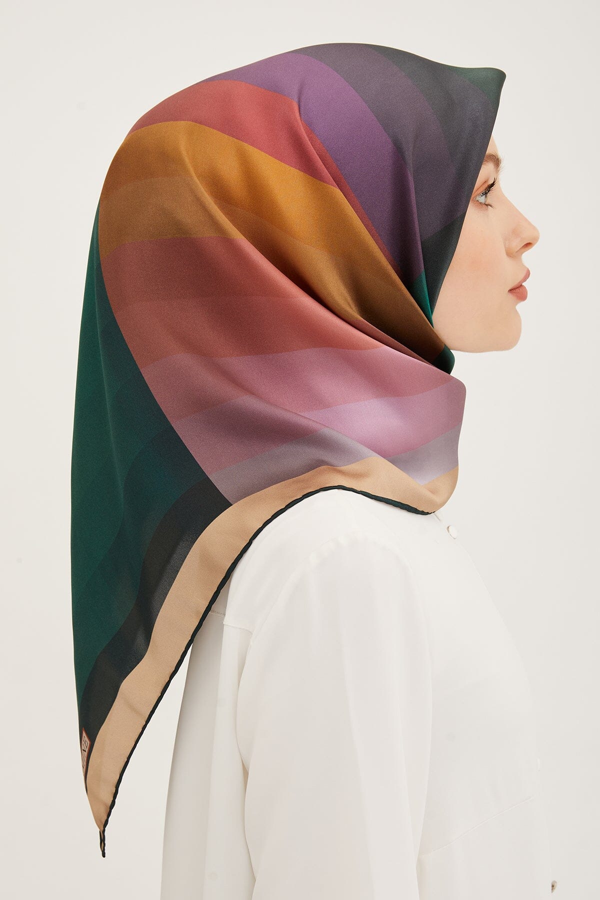 Armine Zahra Square Silk Scarf #2 Silk Hijabs,Armine Armine 