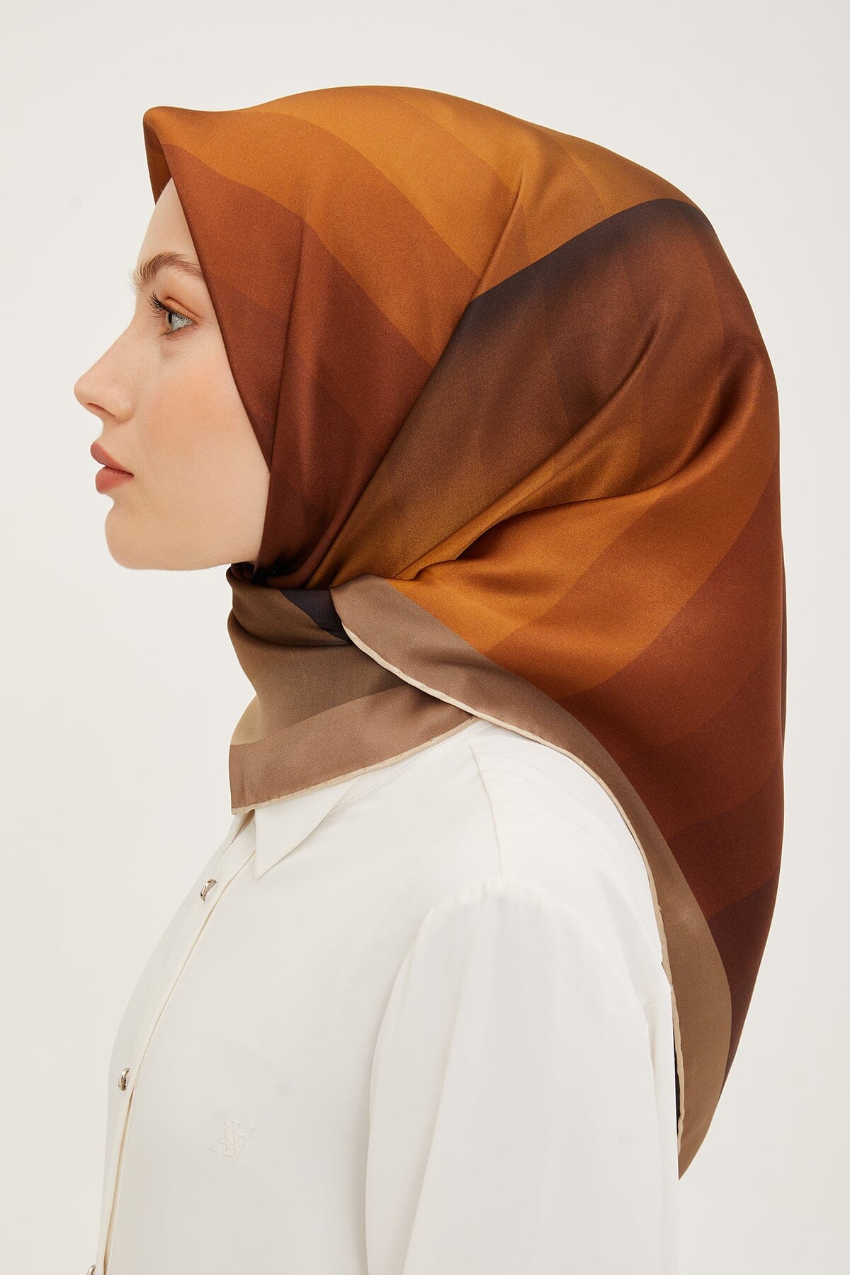 Armine Zahra Square Silk Scarf #3 Silk Hijabs,Armine Armine 