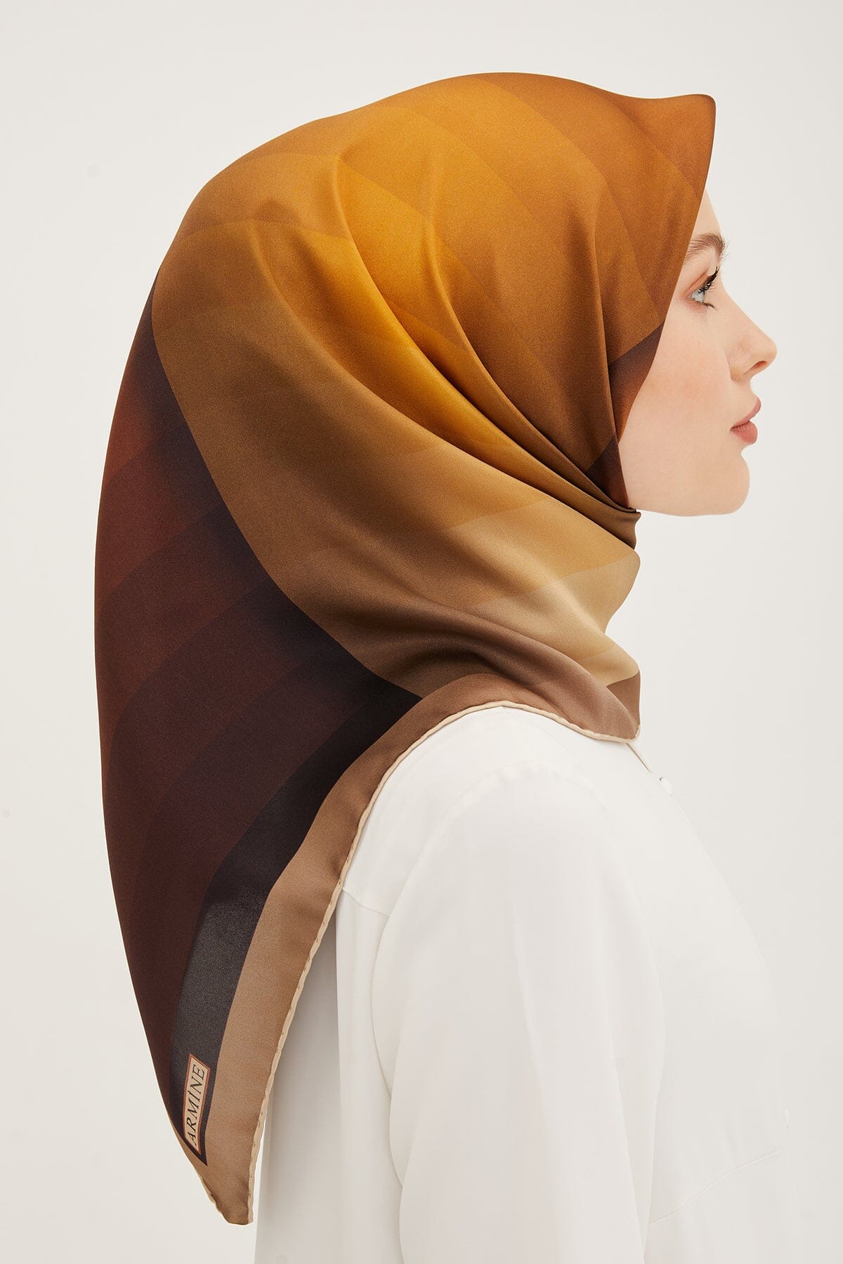 Armine Zahra Square Silk Scarf #3 Silk Hijabs,Armine Armine 