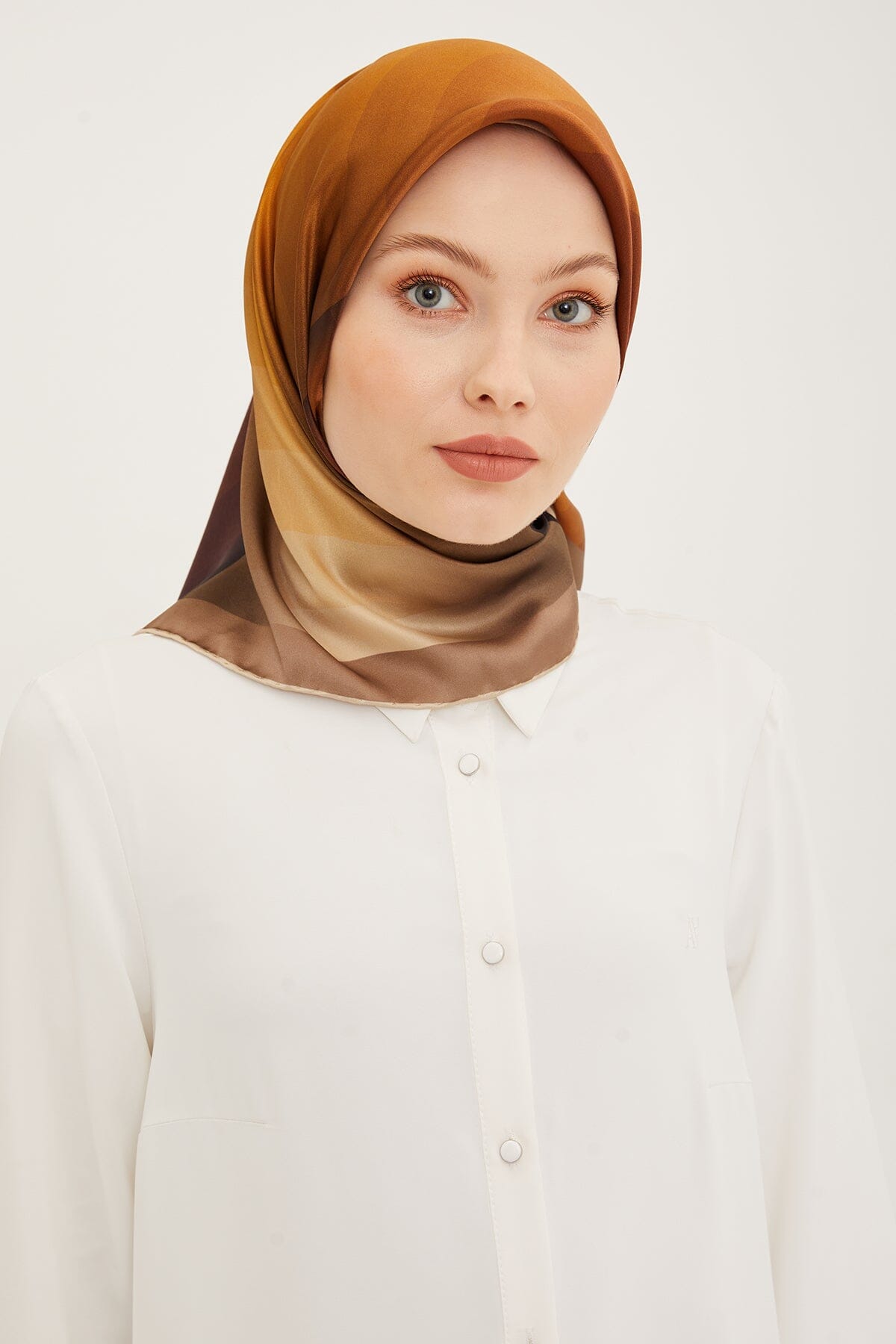 Armine Zahra Square Silk Scarf #3 Silk Hijabs,Armine Armine 