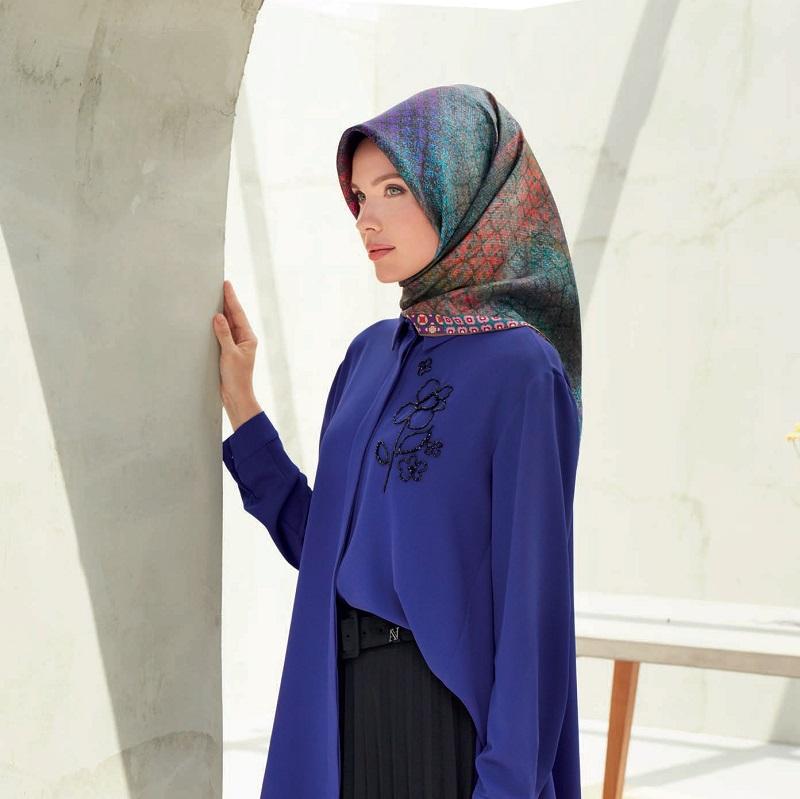 Armine Bella Square Silk Scarf No. 1 - Beautiful Hijab Styles