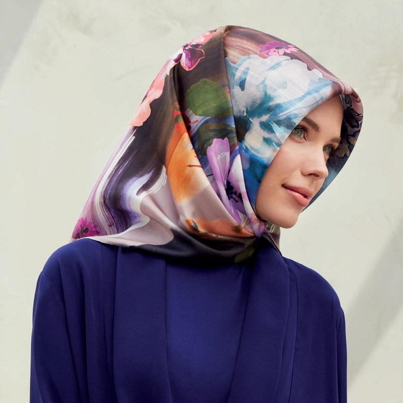 Armine Yani Floral Silk Scarf No. 1 - Beautiful Hijab Styles