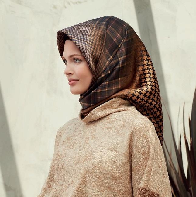 Armine Zia Luxury Silk Scarf - Beautiful Hijab Styles