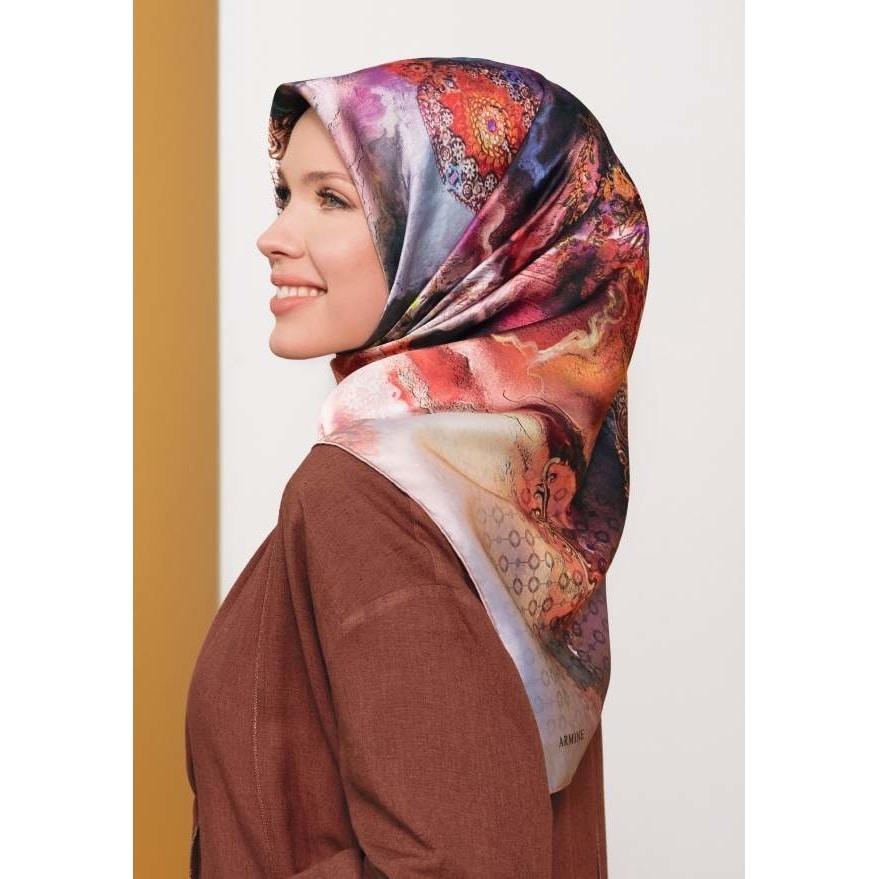 Armine Mila Turkish Silk Hijab No. 1 - Beautiful Hijab Styles
