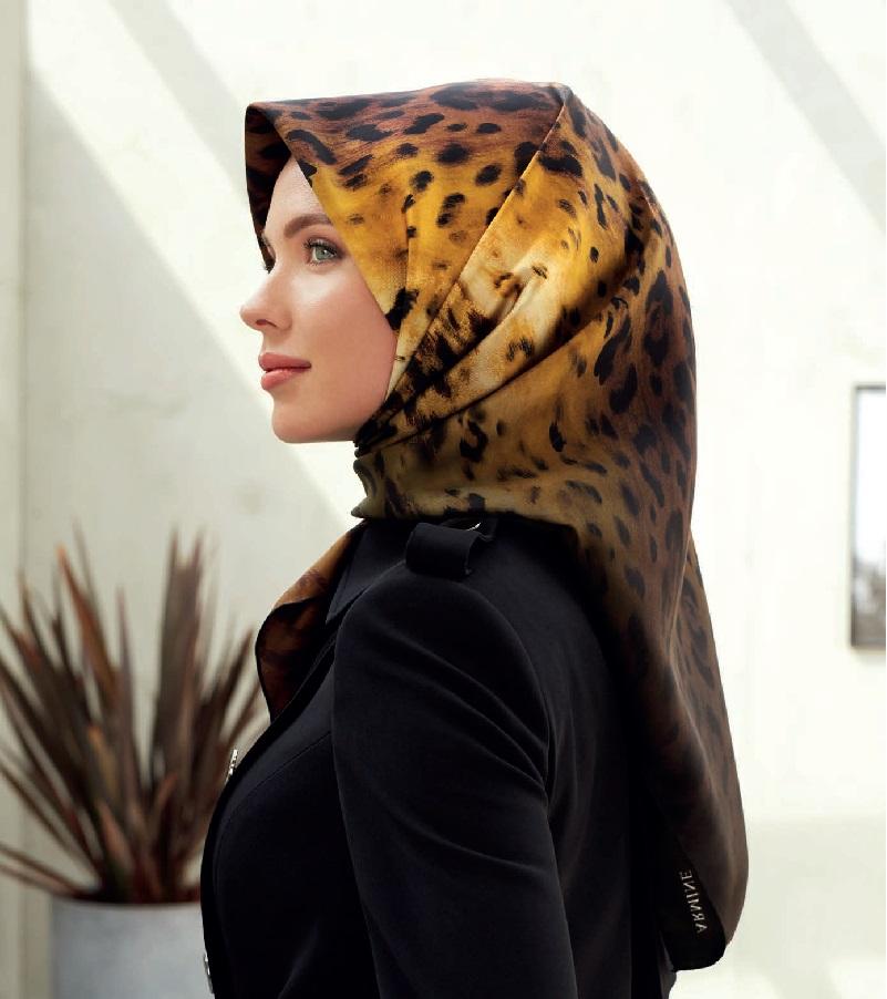 Armine Leona Square Silk Scarf No. 9 - Beautiful Hijab Styles