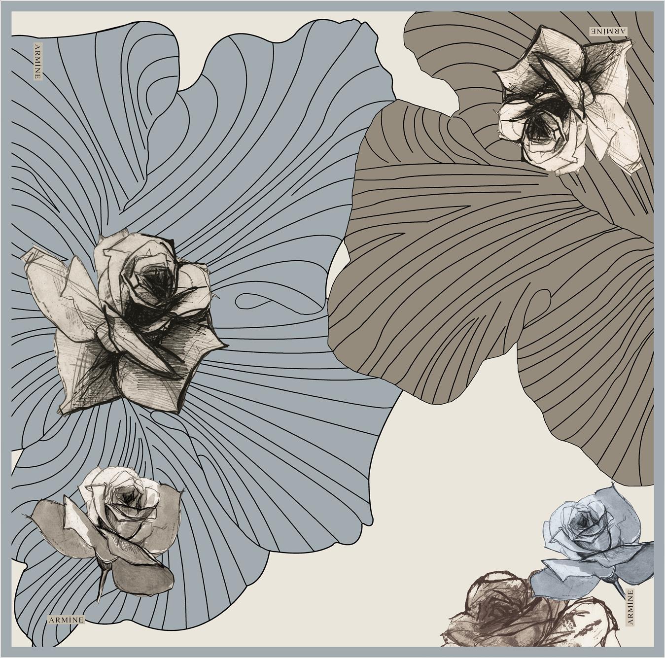 Armine Avonlea Silk Hair Wrap No. 11 - Beautiful Hijab Styles