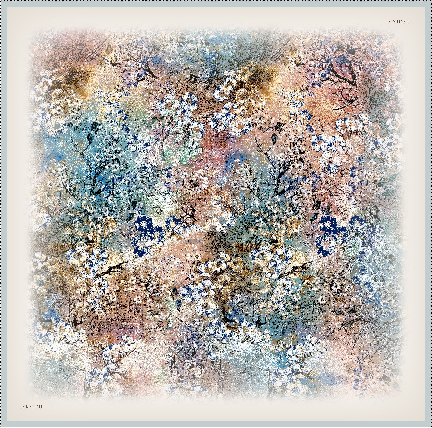 Armine Maine Pretty Silk Scarf No. 32 - Beautiful Hijab Styles