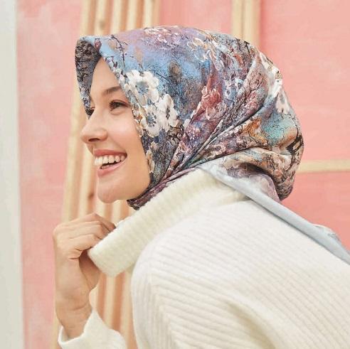 Armine Maine Pretty Silk Scarf No. 83 - Beautiful Hijab Styles
