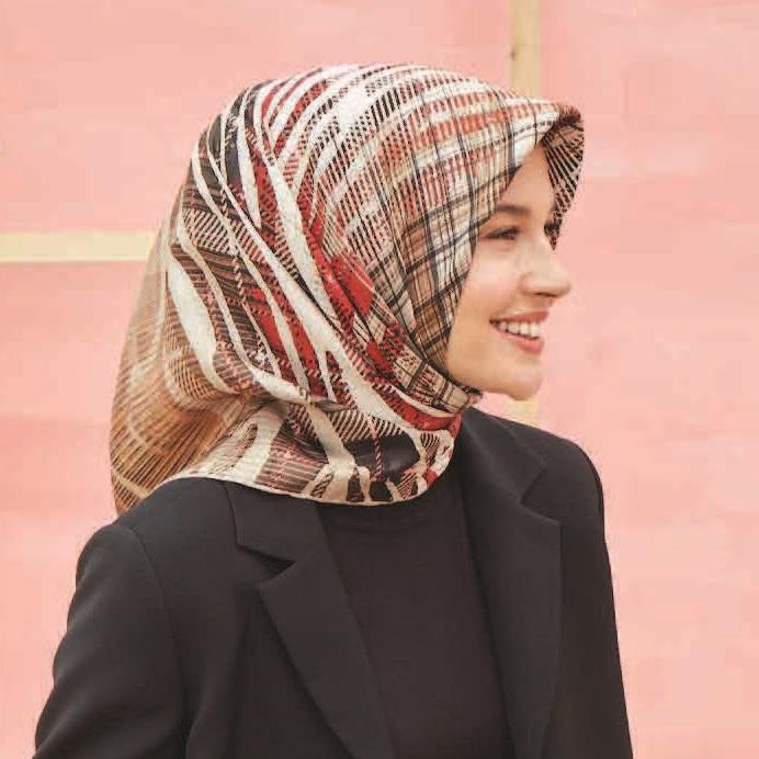 Armine Leona Sophisticated Silk Scarf No. 33 - Beautiful Hijab Styles