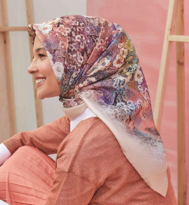 Armine Maine Pretty Silk Scarf No. 86 - Beautiful Hijab Styles