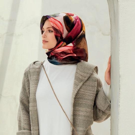 Armine Picasa Turkish Silk Scarf No. 34 - Beautiful Hijab Styles