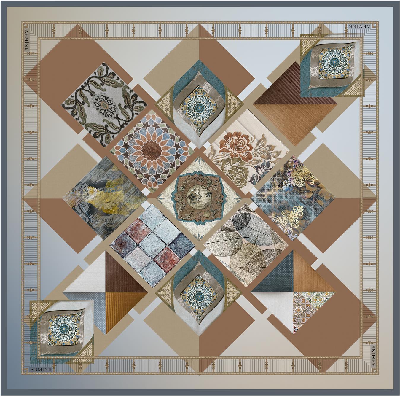 Armine Clarrisa Turkish Silk Scarf No. 7 - Beautiful Hijab Styles