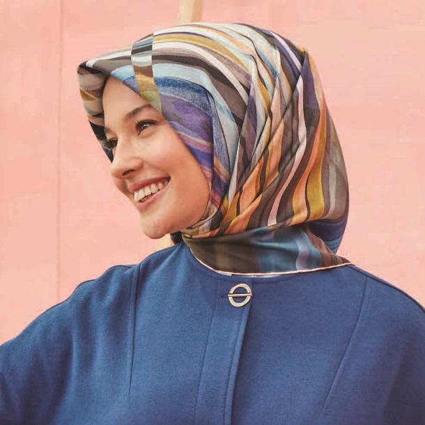 Armine Idiana Artistic Ladies Silk Scarf No. 34 - Beautiful Hijab Styles