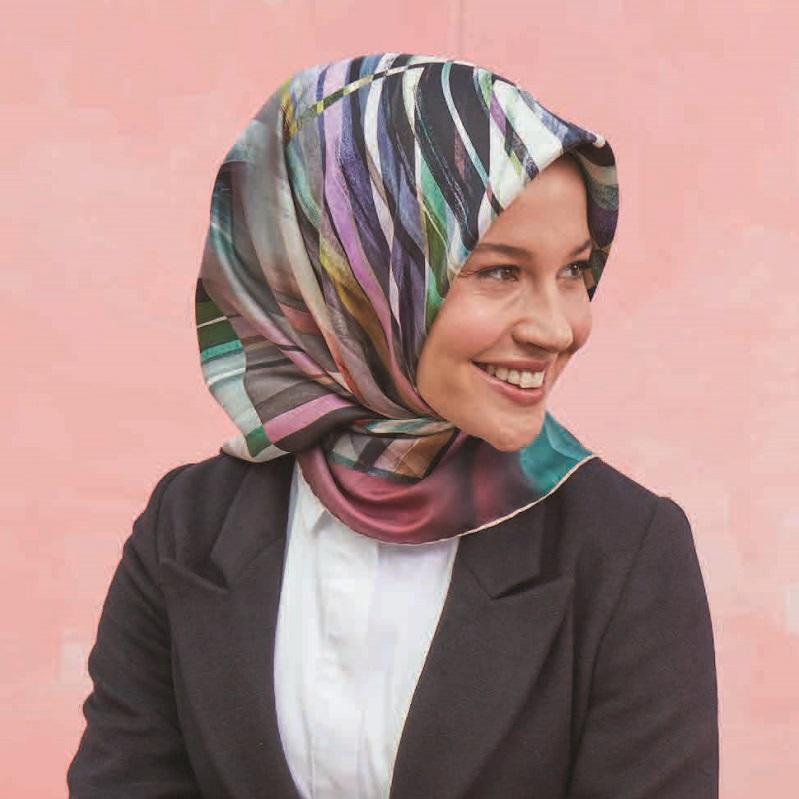 Armine Idiana Artistic Ladies Silk Scarf No. 32 - Beautiful Hijab Styles